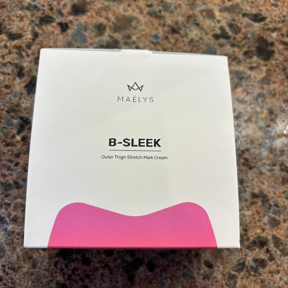 New Sealed Maelys B-Sleek Outer Thigh Stretch Mark Cream 100ml/3.38 oz - Picture 2 of 7